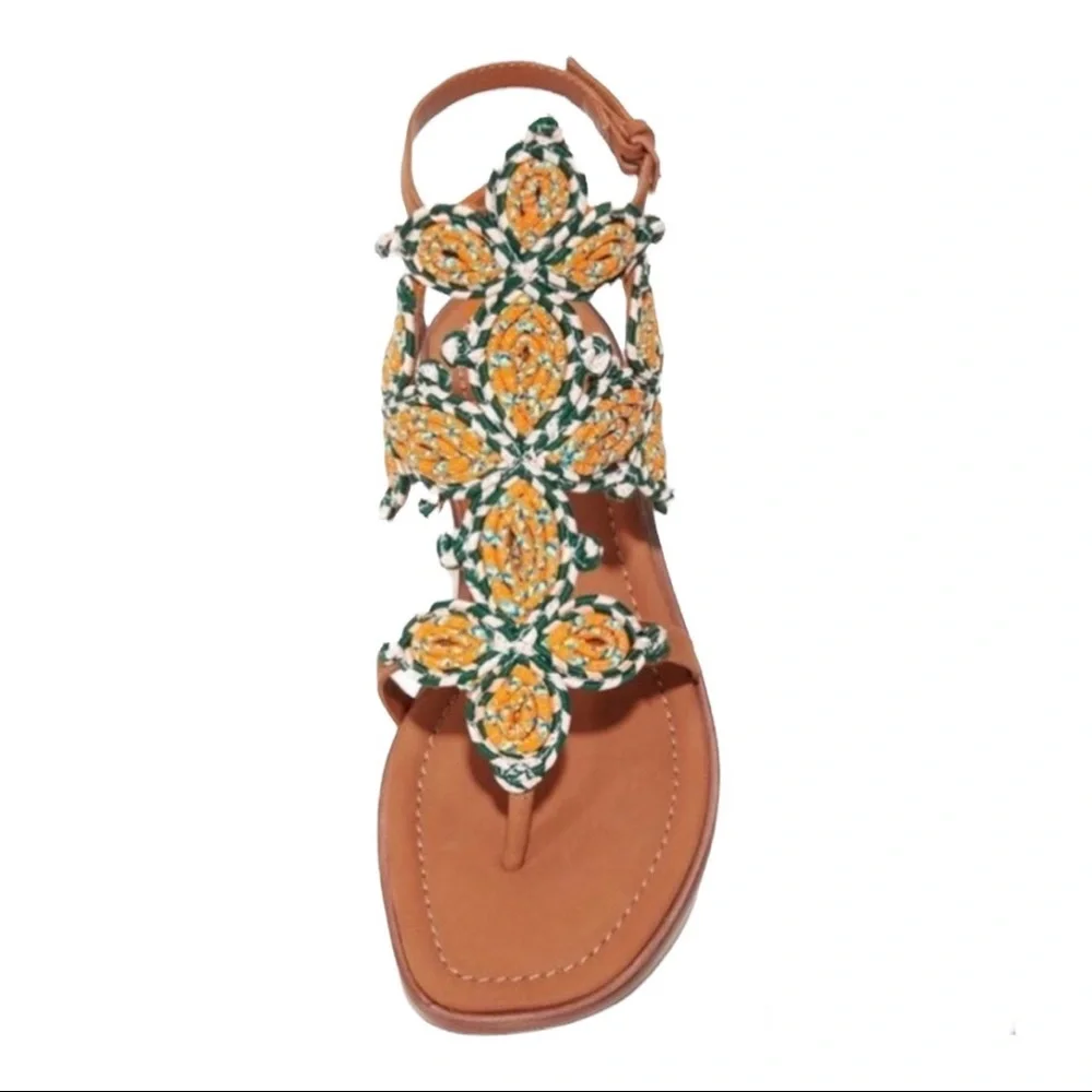Tory Burch Palisade flat sandal (Size 5.5)